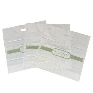 Miche White and Green Shopping Bags (Set of 3)